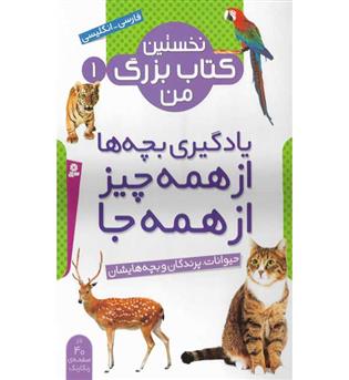 کتاب نخستین کتاب بزرگ من 1 حیوانات،پرندگان و بچه هایشان