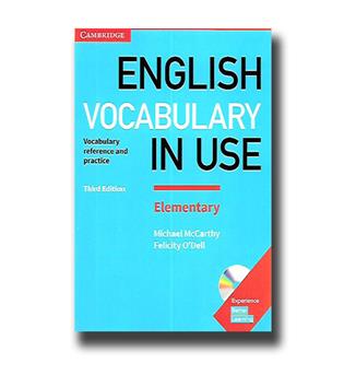 کتاب english vocabulary in use - elementary - CD