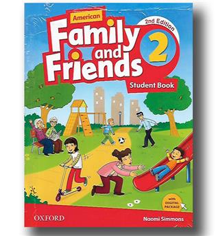 کتاب american family and friends 2 (دو جلدی )