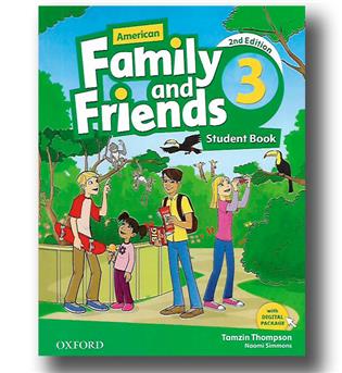 کتاب american family and friends 3 (دو جلدی)