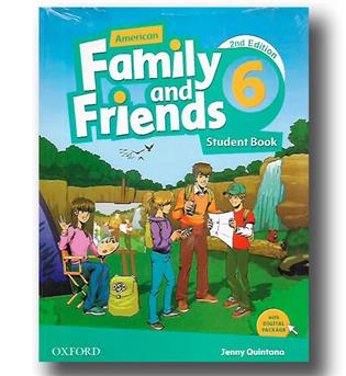 کتاب american family and friends 6 (دو جلدی)