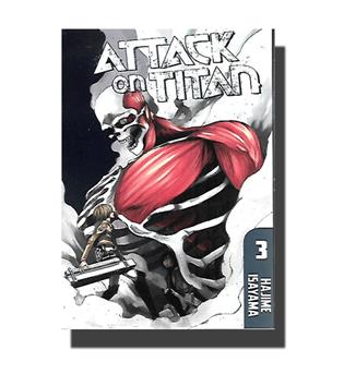 کتاب مانگا attack on titan 3