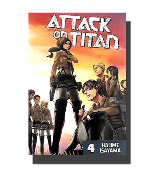 کتاب مانگا attack on titan 4